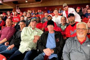 On Tuesday, May 16, three vehicles left Columbia's in2Action campus in the early afternoon. All three were bound for St. Louis and Busch Stadium. The collective hope was that we would get to watch and cheer as the St. Louis Cardinals gave the Milwaukee Brewers a sound thrashing.