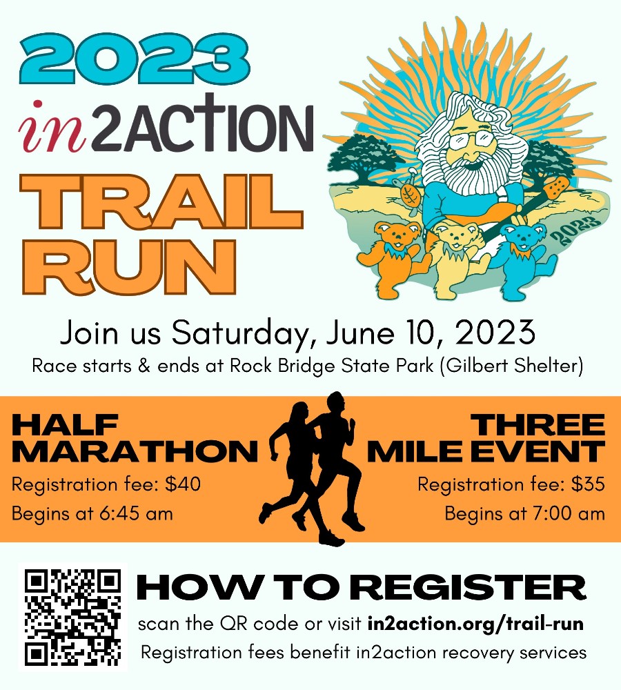 2023 in2Action TRAIL RUN: Saturday, June 10